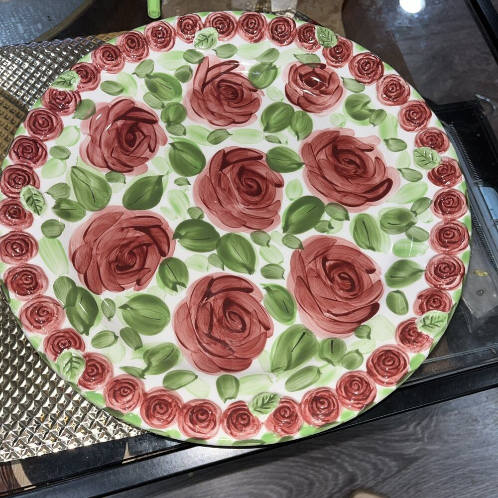 Emily Rose 12” Plate Don Swanson Designs Tabletops Unlimited (SB3)